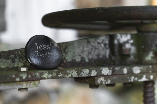 Black Pebble Memorial Pet Plaque