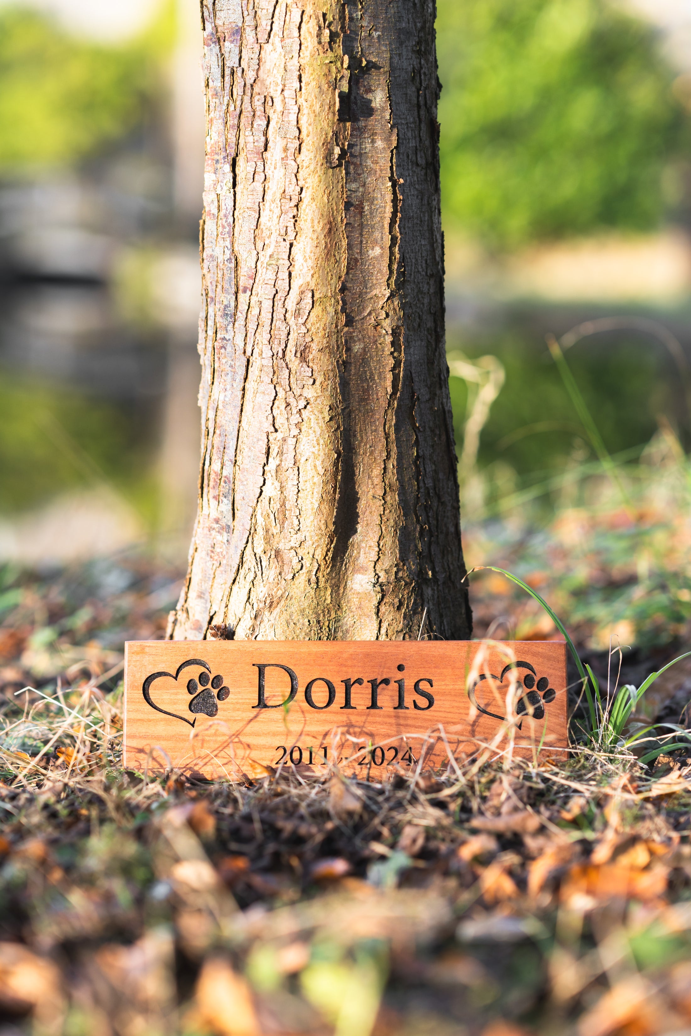 Wooden Memorial Pet Plaque