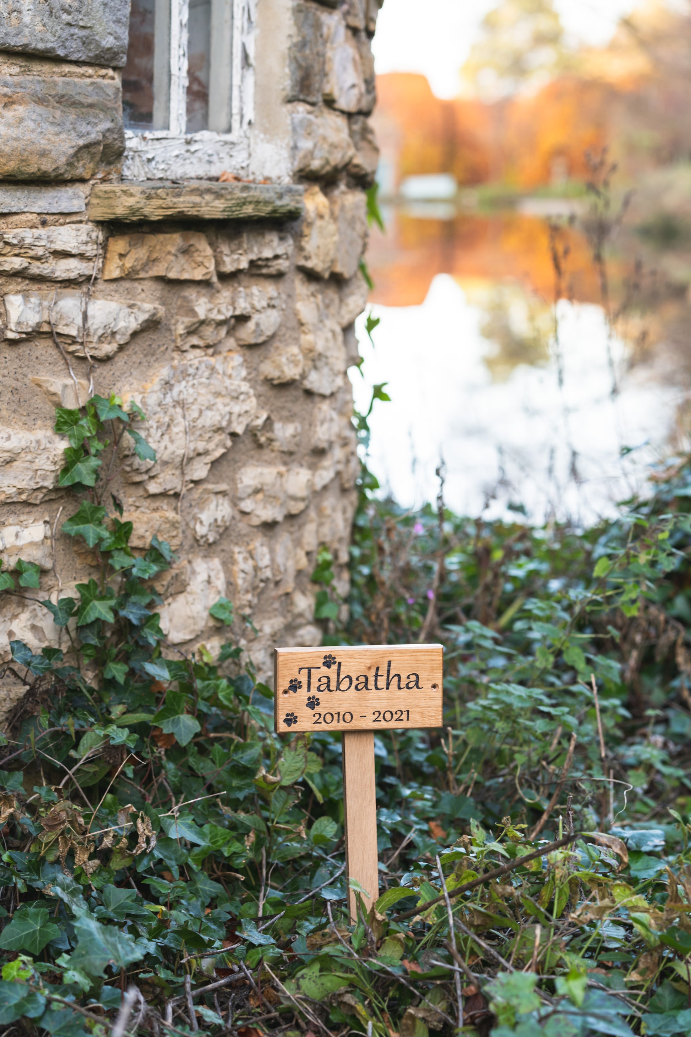 Wooden Memorial Pet Plaque